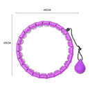 Adjustable Sports Hoop For Abdominal Thin Waist Detachable Massage Fitness Equipment Gym Home Training Weight Loss Exercise