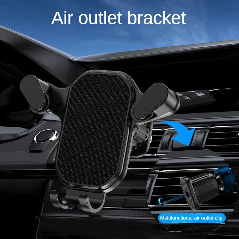 Universal Car Hook Base Phone Holder for Car Air Vent Dashboard Mobile Phone Navigation Bracket Anti-drop Phone Car Stand Holder