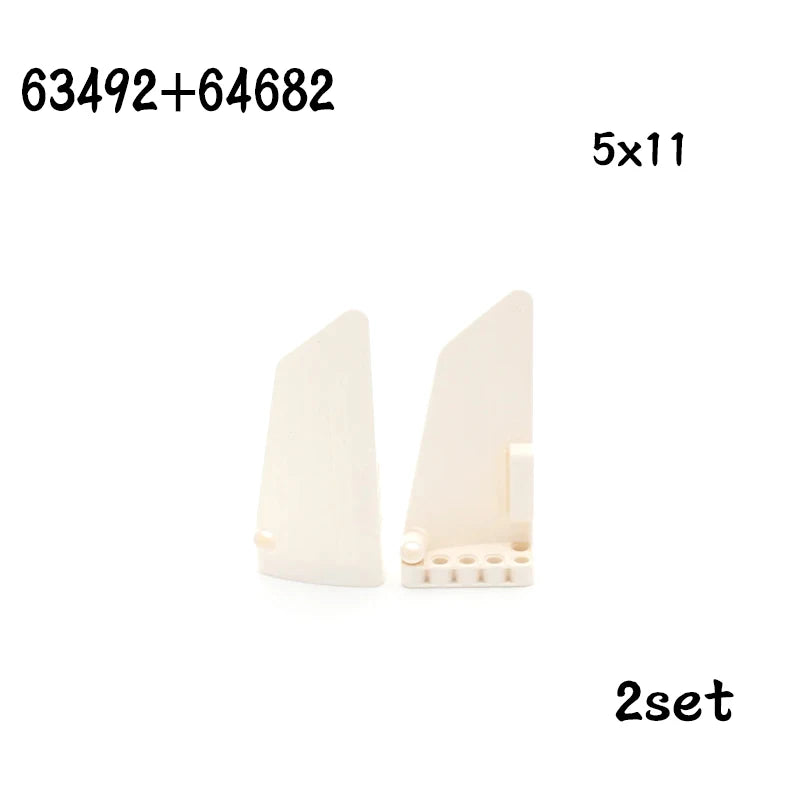 NEW Technical Panel Plate DIY Mechanical Building Blocks MOC Car Parts Brick Toy Gift  24119 62531 64782 11954 18944 18945 24116