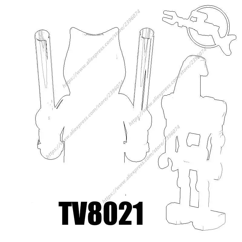 TV6102 Action Figures Movie accessories Building Blocks Bricks toys TV8009 TV8010 TV8011 TV8012 TV8013 TV8014 TV8015 TV8016