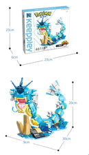 Pokemon Building Block Venusaur Gyarados Mewtwo Blastoise Figure Toys  Cartoon Model Decoration Kids Toy Gift