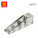 Wange 92Pcs/lot Slope 18°4x1 Roof Block Moc Color Accessories Compatible with 60477 Brick DIY Children's Toy Assembly Parts