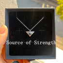 Valentine's Day Gift Custom Photo Projection Necklace DIY Picture Inside Titanium Steel Chain Couple Necklace Women Men Jewelry