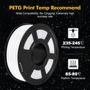 SUNLU PETG 3D Filament 1KG 3 Rolls 1.75mm +/-0.02MM 3D Printing Filament Neatly Wound Filament Vacuum Packing Fast Shipping