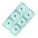 6 Donut Cake Silicone Molds Kitchen Baking Cookie Mold High Temperature Resistant Baking Tray Donut Making Mold Cake Accessories