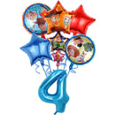 Cartoon Toy Story Buzz Lightyear Birthday Party Decoration Disposable Tableware Paper Plates Cups Balloons Baby Shower Supplies