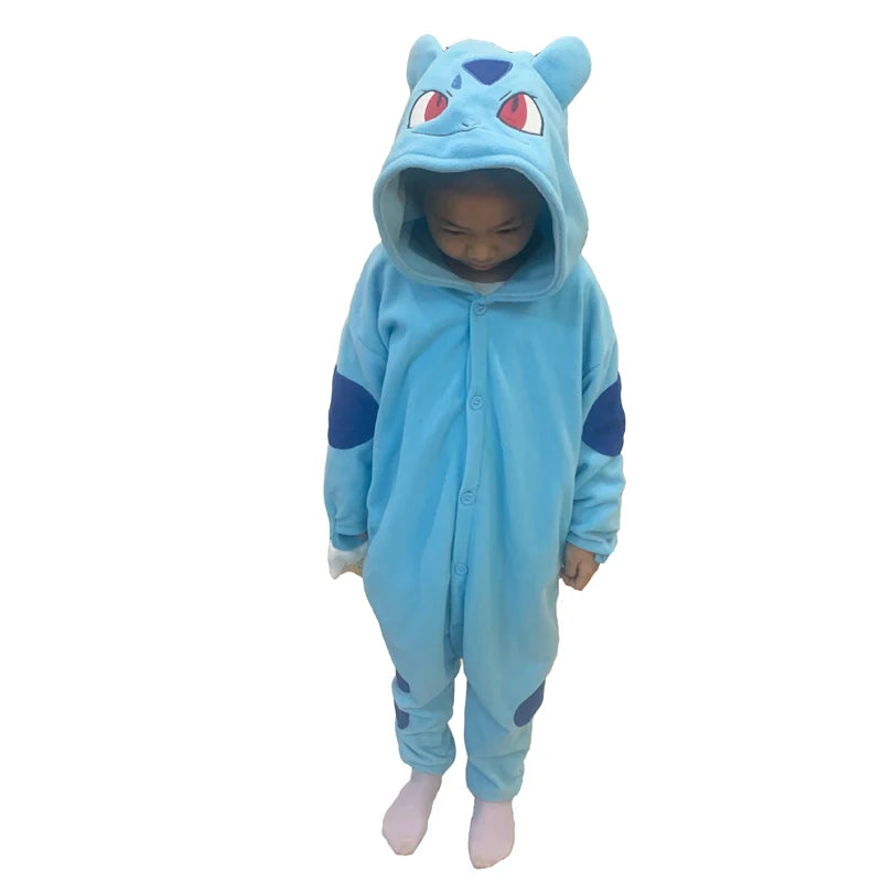 Kids Cosplay Costume Clothes Children Onesies Kigurumi Full Body Sleepwear Whole Pijamas Boys Costume Halloween Christmas Gift