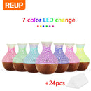 Air Humidifier Ultrasonic USB Aromatherapy Essential Oil Diffuser Purifier Aroma Anion Mist Maker Home Car with LED Night Lamp