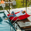 OTAUTAU 6ft Giant Floating Bean Bag Lounger Cover No Filler Outdoor Swimming Pool Pillowsac Garden Beach Beanbag Salon Sac DD034