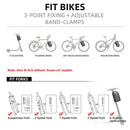 Rhinowalk Bike Bag For Fork Quick Release Bicycle Bag Waterproof 4-6L Electric Scooter Bag Bicycle Front Bag Bikebag Accessories