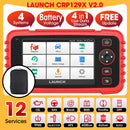 LAUNCH X431 CRP129X V2.0 Diagnostic Tools OBDII Scanner Professional Automotive Scanner Diagnostic Scanner