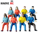 Haoye 1Pc Male/Female With/Without Sunglasses Truck Driver For RC Plane Car Truck Boat Hobby Toy Model Pilot Figure