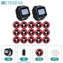 RETEKESS Hookah Wireless Waiter Calling System Restaurant Pager T128 Watch Receiver T117 Call Button Customer Service For Cafe