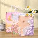 Gift Pakcaging Bag Moon Oil Painting Kraft Paper Bag Wedding Birthday Valentine's Day Favor Gift Packing Pouch Tote Bag Handbag