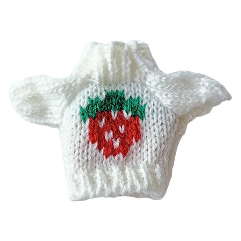 For BJD Doll Accessories Sweater Clothes For Doll 5cm Various Christmas Style Clothes Suitable For 1/12 Dolls