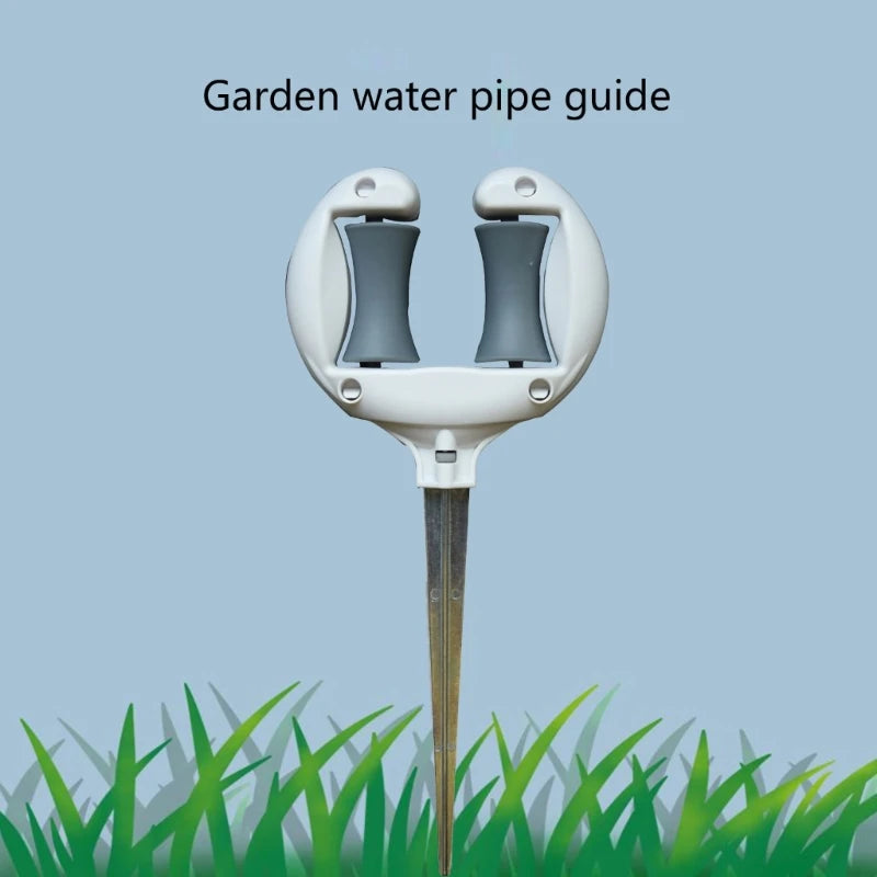 Garden Hose Guide Nail Water Pipe Positioning Holding Smooth Roller Pointed Head Outdoor Yard Garden Irrigation Tool