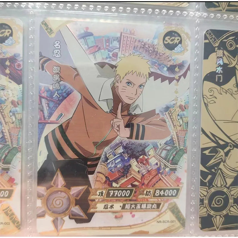 Kayou Naruto SCR 01~02 Series Anime Characters Collection Card Uzumaki Naruto Uzumaki Boruto Christmas Birthday Gift Toys