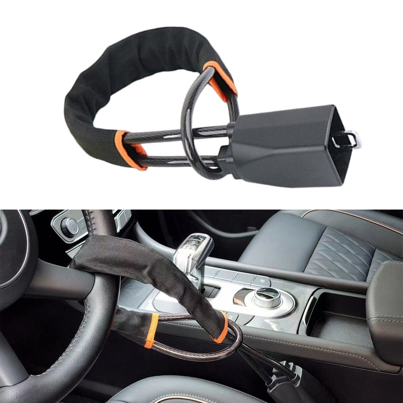 Car Anti theft Lock Car Steering Wheel Steel Lock To Safety Belt SUV Car Anti-Theft Lock Security With 2 Keys Anti-Theft Tool