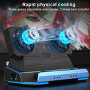 Docking Station Dual Cooling Fan 4K@60Hz 4 USB Ports PD100W Gigabit Ethernet for Steam Deck & Lenovo Legion GO