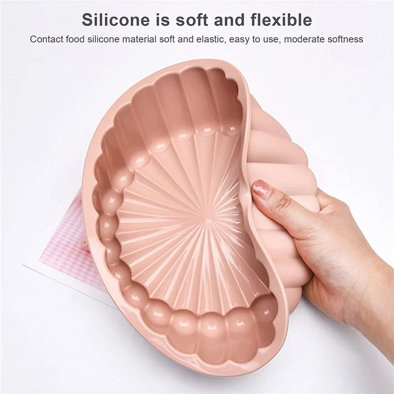 Silicone Round Cake Mold 8 Inch Silicone Cake Pan For Baking Charlotte Cake Pan Baking Pan Round Cake Pans Sponge Flan Mold