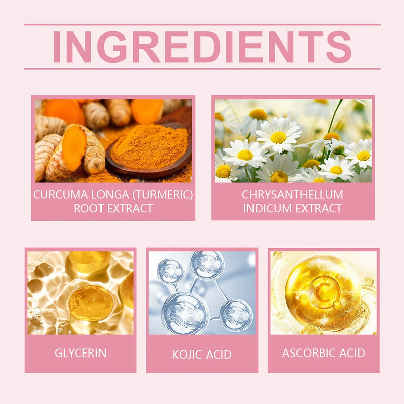 40PCS Turmeric Kojic Acid Cleansing Pads Exfoliating Pad Reduce Acne Brighten Skin Face Washing Tool Facial Cleanser Sponges