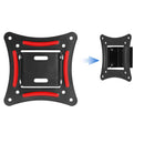 BAAY Universal Wall Mount Stand for 14-26inch LCD LED Screen Height Adjustable Monitor Retractable Wall for VESA Tv-C12