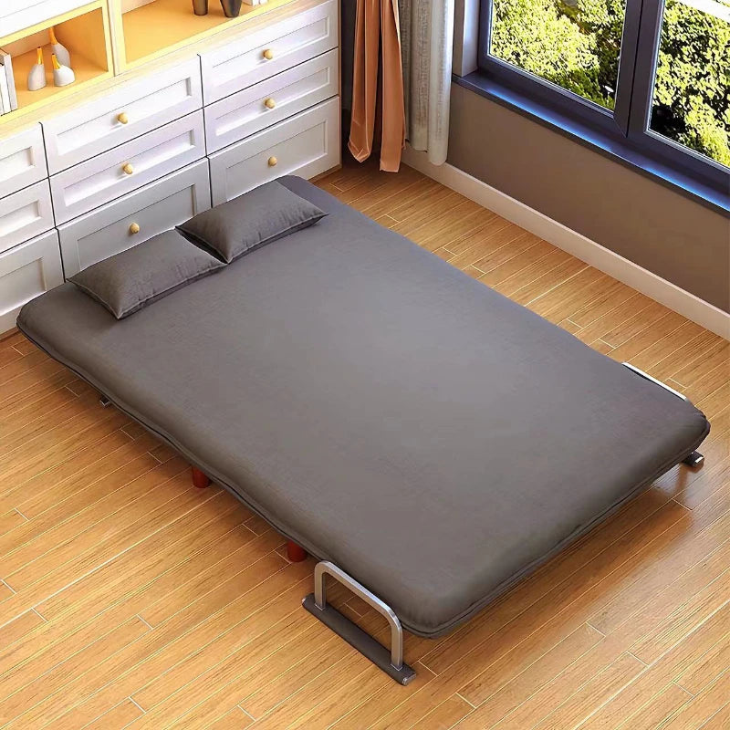 New Foldable Sofa Bed, Multifunctional Sofa, Internet Celebrity Living Room Double Push and Retractable Sofa Convertible Bed