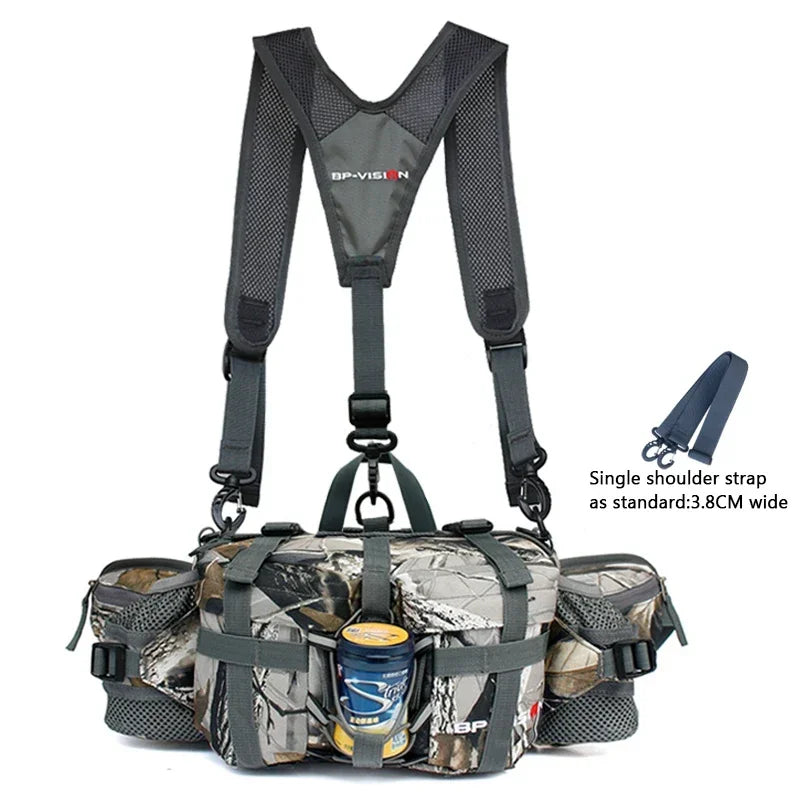 Men Women Shoulder Bag Kettle Travel Backpack Waterproof Rucksack 5L Outdoor Sports Hiking Waist Bag Camping  Cycling Climbing