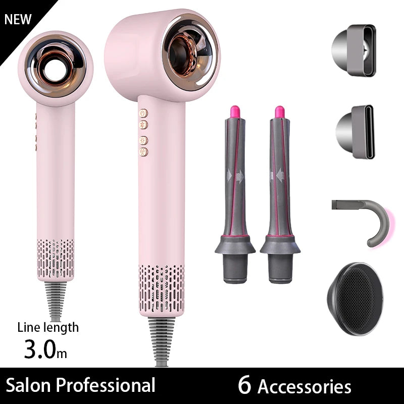 Professional Super Hair Dryer Personal Care Styling Negative Ion Salon Tool Constant Anion Electric Leafless