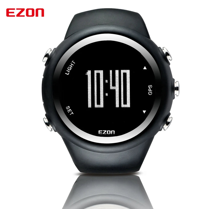Top Brand EZON T031 Rechargeable GPS Timing Watch Running Fitness Sports Watches Calories Counter Distance Pace 50M Waterproof