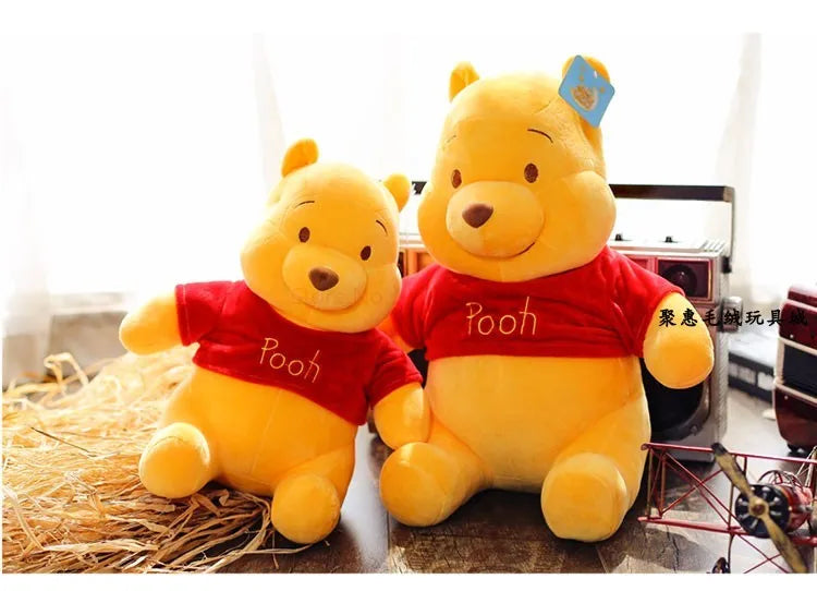 23/35/45/55cm Wholesale Original Disney Winnie The Pooh Plush Cartoon Bear Cute Soft Plush  Birthday Christmas Gift