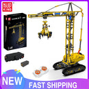 Mould King 17059 Technical Truck Toys APP&RC Crawler Crane Model Compatible With 42042 Building Block Brick Kids Christmas Gift