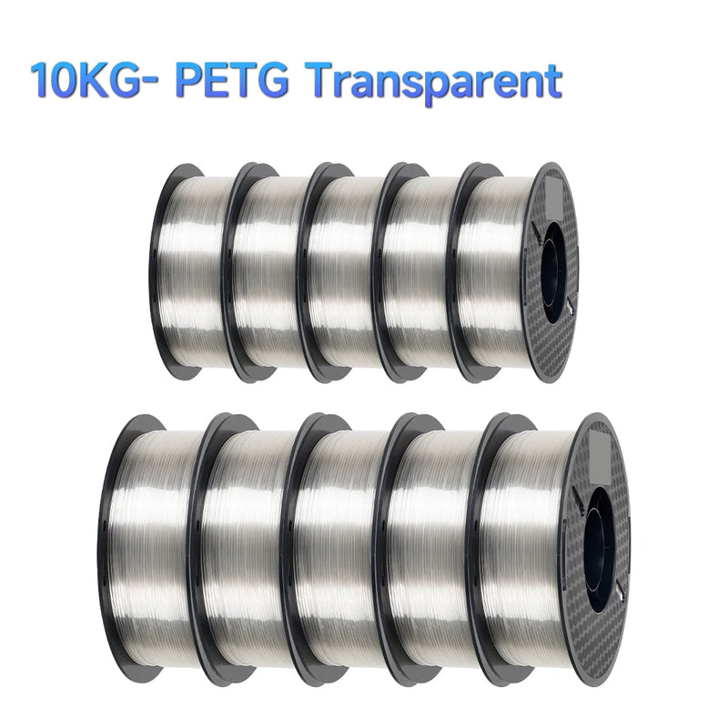 10/5kg PETG Filament For 3D Printer Plastic Material 22LBS 1.75mm Non-Toxic Eco-Friendly PETG 3D Filament Consumables for Ender