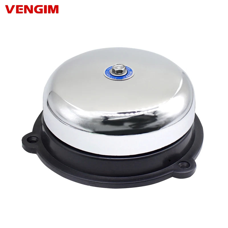 Automatic Electric Bell 220v School or Factory Bell Controller Ring Timer 2/3/4/6 inch Alarm Bell Apartment Call Doorbell