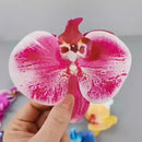 16Color Artificial Latex Phalaenopsis Butterfly Orchid Flowers Head DIY Wedding Christmas Decorative Shooting Props Accessories