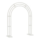 Large White Wedding Arch Stand 3 Layer Balloon Garden Backdrop Metal Rack Arch Frame Pergola Stand