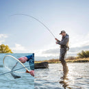 Landing Fish Net Fishing Hand Nets with Clear Rubber Mesh Netting Wooden Handle Fly Fishing Equipment for Catch and Release