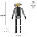 Skibidi Toilet Clock Man Building Blocks Toys Cameraman Speakerman Monitor Titan Tv Man Juguetes Brick Model Toys Gift For Kids