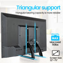 Universal TV Large Stand Height Adjustable Base for Most TVs 75" Max VESA 600x400 mm Leg Stand Holds up to 110 lbs Halloween