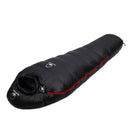 Extended Length 225cm Mummy Style White Goose Down Sleeping Bag With Longer Suitable For Very Tall People Height 200cm