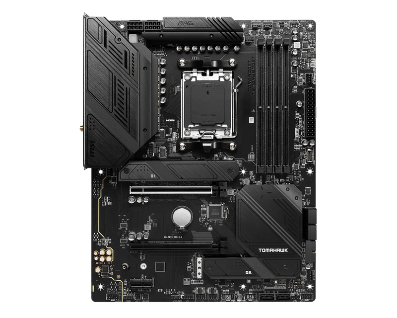 MSI MAG B650 TOMAHAWK WIFI Motherboard AMD AM5 B650 CPU Supports AMD Ryzen 8000/ 7000 Series 4x DDR5 MAX 256GB