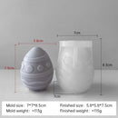 DIY Easter Egg Silicone Candle Mold Handmade Aroma Plaster Resin Ornaments Molds Easter Decoration Crafts Making Mould