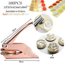 Embossing Seal Stamps Logo Customization Company Personalized Embossed Stamp Customized Certificate Library Book Steel Seals