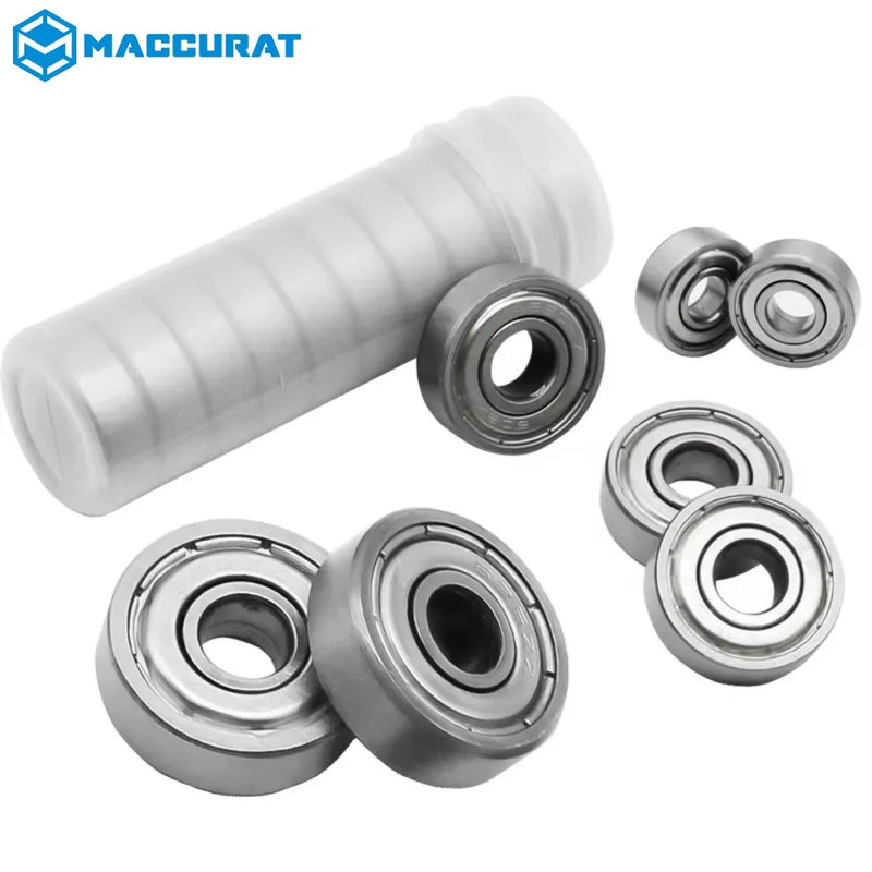 10PCS ABEC-5 Flange Ball Bearing 608zz 623zz 624zz 625zz 635zz 626zz 688zz 3D Printers Parts Deep Groove Flanged Pulley Wheel