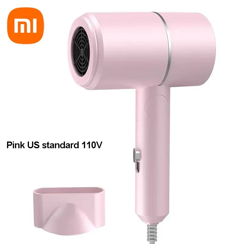 Xiaomi Portable Anion Hair Dryer Quick Dry with Diffuser Blue Light Hair Care Professional Foldable Home Travel Hair Care Dryer