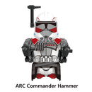ARC Clone Troopers Building Blocks LUKE Skywalker Mandalorians Boba Fett Palpatine Yoda R2D2 Bricks Action Figures Toys