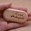 10pcs/Lot Custom Logo Wooden USB + Box USB Flash Drive Pendrive 4gb 8gb 16gb 32gb 64gb Memory Stick Photography Gift Pen Drive