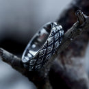 BEIER 2023 New Arrival 316L Stainless Steel Men's Ring Japanese Mythology Carved Eyes Ring For Men Cool Rock Jewelry Gift Party