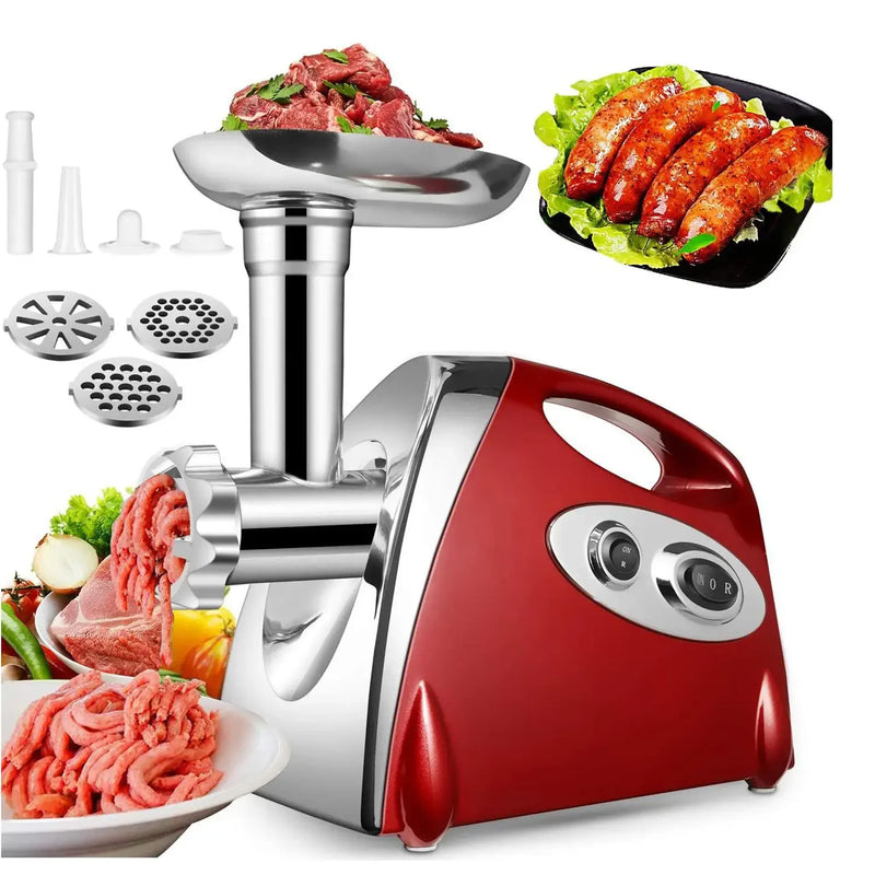 Electric Meat Grinder PowerfuElectric Meat Grinder Powerful Max 2800W Heavy Dul Max 2800W Heavy Duty Meat Mincer Sausage Grinder