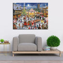 FULLCANG diamond painting Merry Christmas picture diy 5d full rhinestone embroidery playground scenery home decor FG1223